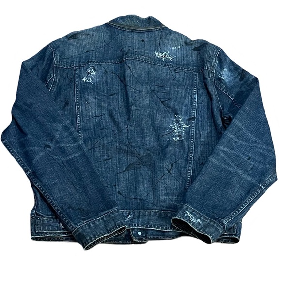 CLOSING SALE - Custom Levi's Demin Trucker Jacket - Picture 4 of 10